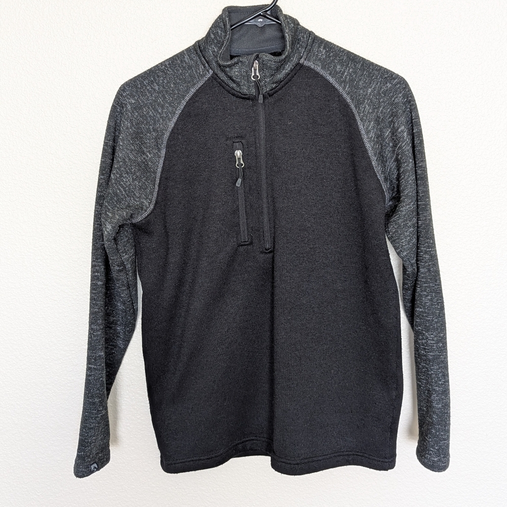 Storm Creek Black & Gray Quarter Zip XXS